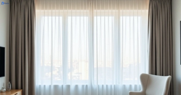 Restored vibrant drapes in wooloowin QLD after Matty Curtain Cleaning